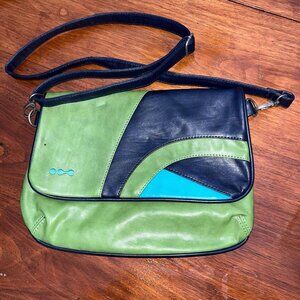 SKUNKFUNK SKFK Women’s Shoulder Bag. 100% Polyurethane. Unique Retro 2 straps
